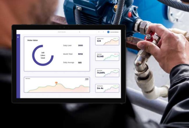 IoT Ultrasonic Water Flow Meter
